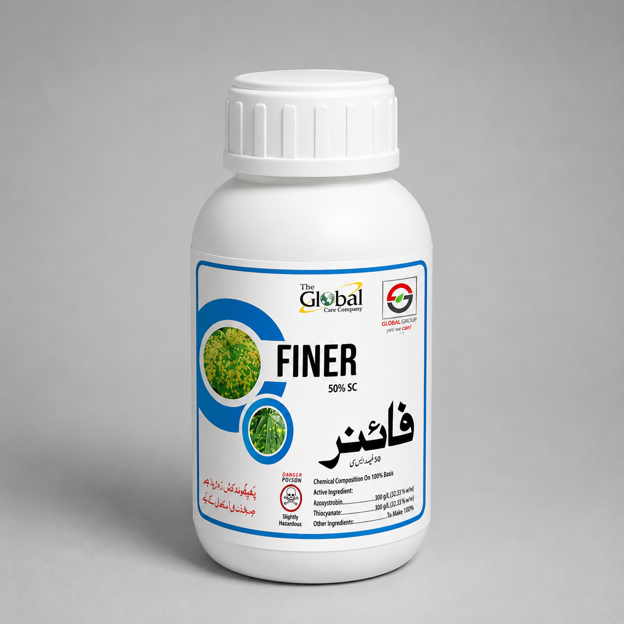 Finer (Azoxystrobin + Tebuconazole 50% SC) Fungicide | Dual-Action Disease Control by Global Care Company – Global Group