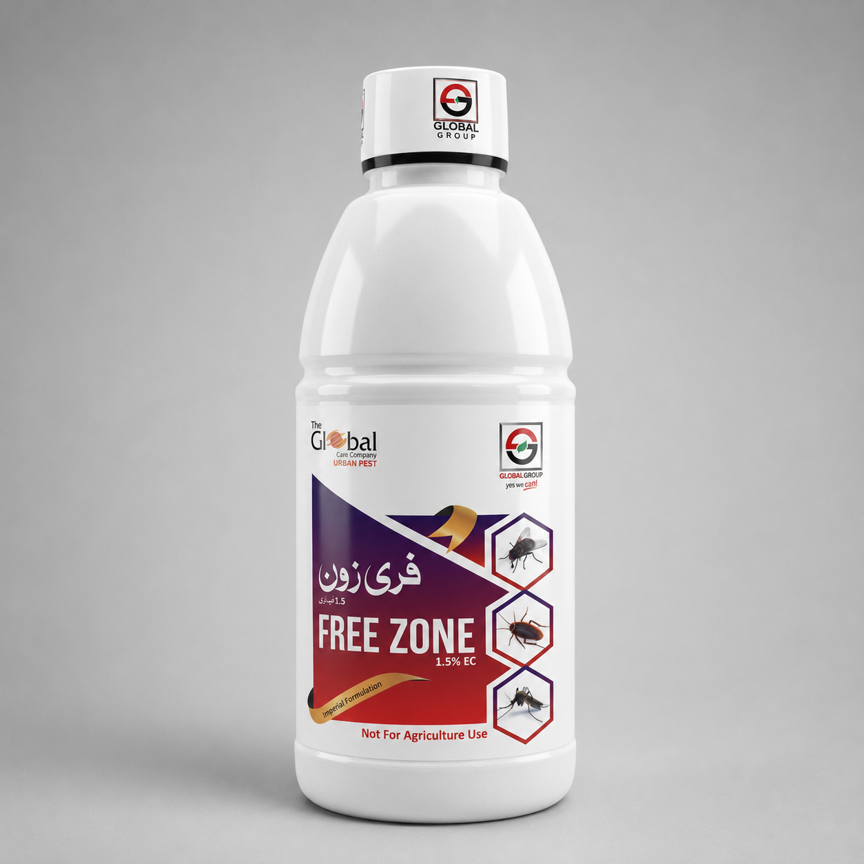 Free Zone (Deltamethrin 1.5% EC) Urban Pest Insecticide | Professional Crawling & Flying Insect Control by Global Care Company Urban Pest – Global Group